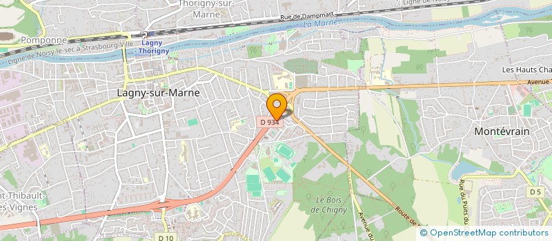 localisation de l'entreprise MONSIEUR FETHI MERZAK  LAGNY-SUR-MARNE