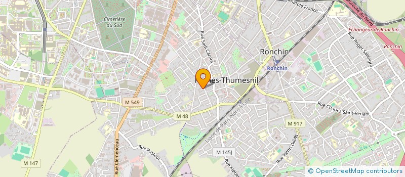 localisation de l'entreprise MONSIEUR FETHI MESSAI  FACHES-THUMESNIL