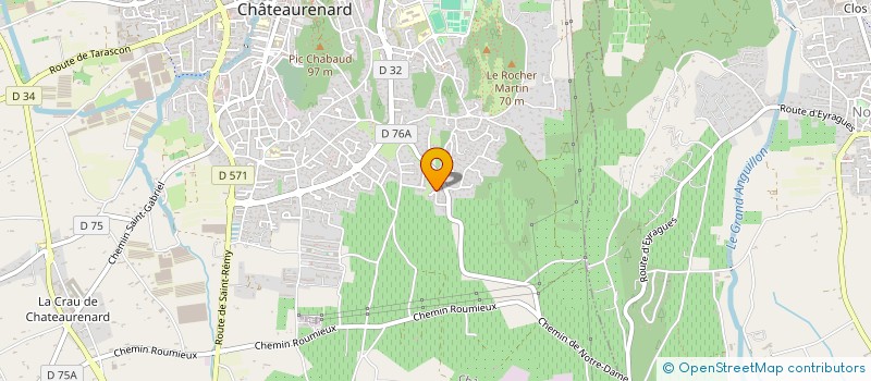 localisation de l'entreprise MONSIEUR FETHI MEZGHICHE  CHATEAURENARD