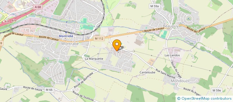 localisation de l'entreprise MONSIEUR FETHI NEDJAR  MONTRABE