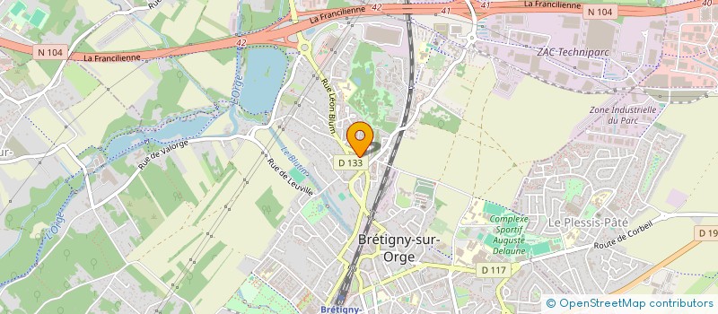 localisation de l'entreprise MONSIEUR FETHI OUEGHLANI à BRETIGNY SUR ORGE