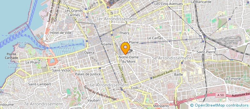 localisation de l'entreprise MONSIEUR FETHI SEDIRI à MARSEILLE 6EME