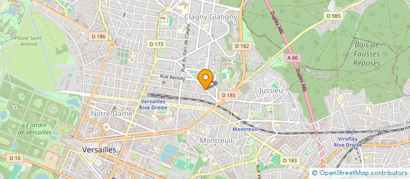 localisation de l'entreprise MONSIEUR FETHI TAHRI à VERSAILLES
