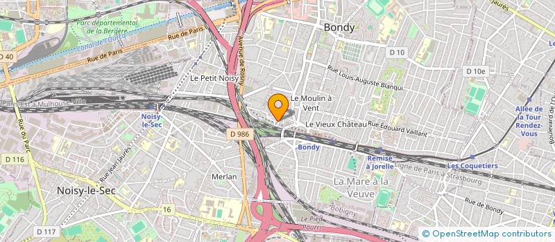 localisation de l'entreprise MONSIEUR FETHI YOUGIL  BONDY