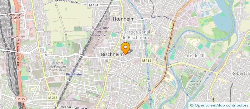 localisation de l'entreprise MONSIEUR FETI ERDOGMUS  BISCHHEIM