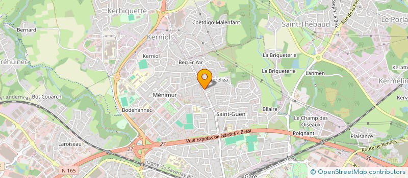 localisation de l'entreprise MONSIEUR FETTAH EL KACMI EL BAKKALI à VANNES