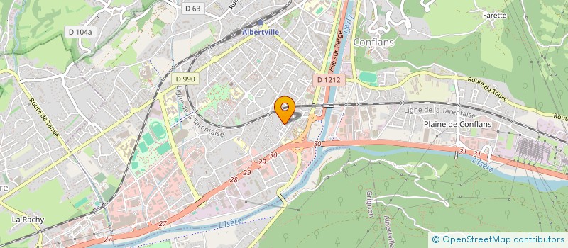 localisation de l'entreprise MONSIEUR FEVZI AYDOGAN  ALBERTVILLE