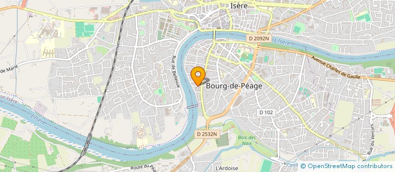 localisation de l'entreprise MONSIEUR FEVZI BITIGEN  BOURG-DE-PEAGE