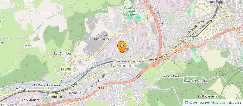 localisation de l'entreprise MONSIEUR FEVZI KESER  LA RICAMARIE