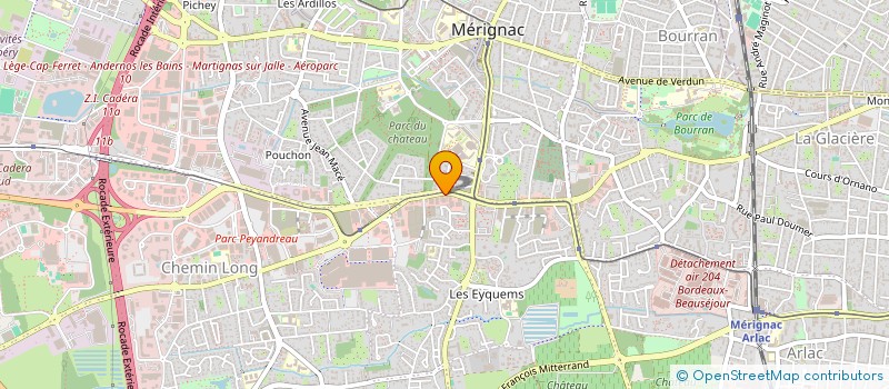 localisation de l'entreprise MONSIEUR FEVZI OCAL  MERIGNAC