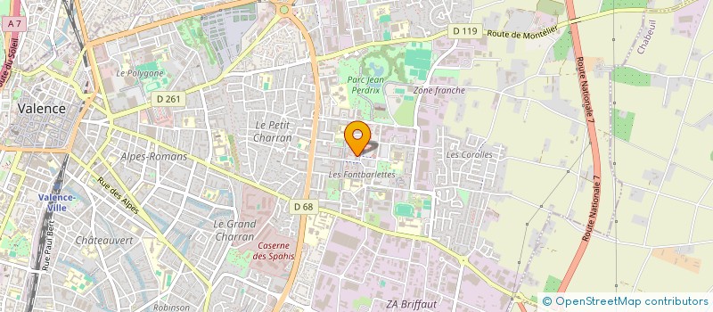 localisation de l'entreprise MONSIEUR FEYCEL MIHOUB à VALENCE