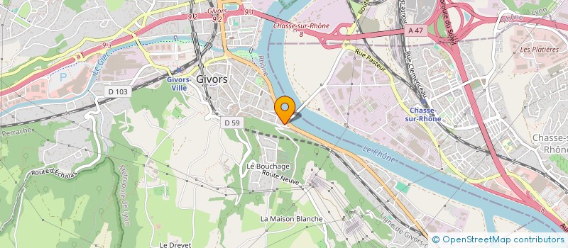 localisation de l'entreprise MONSIEUR FEYDI TRIKI à GIVORS