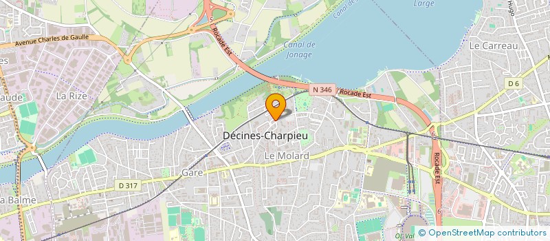 localisation de l'entreprise MONSIEUR FEYYAZ SAHIN  DECINES-CHARPIEU