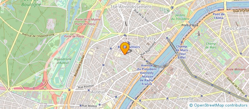 localisation de l'entreprise MONSIEUR FEZENSAC DE MONTESQUIOU à PARIS