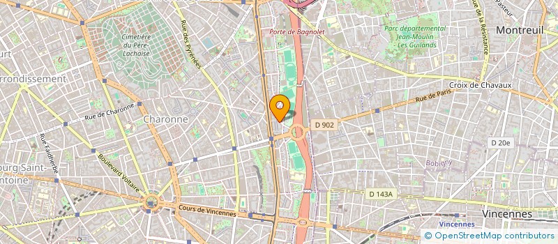 localisation de l'entreprise MONSIEUR FHAMOURON COULIBALY  PARIS