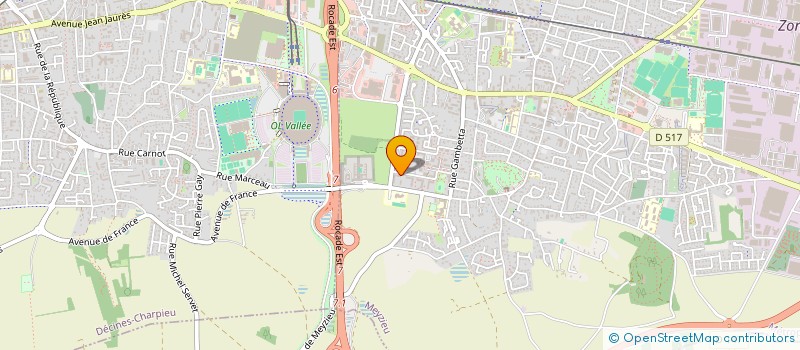 localisation de l'entreprise MONSIEUR FIA MIRINDRA RAKOTOARIVELO  MEYZIEU