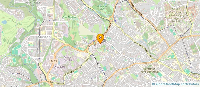 localisation de l'entreprise MONSIEUR FIDA HUSSAIN QALANDARI à MONTPELLIER