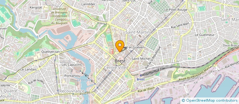 localisation de l'entreprise MONSIEUR FIDAMOHAMMAD AZIZI à BREST