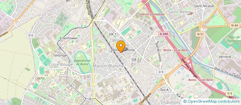 localisation de l'entreprise MONSIEUR FIDAN XHAFERI  REIMS