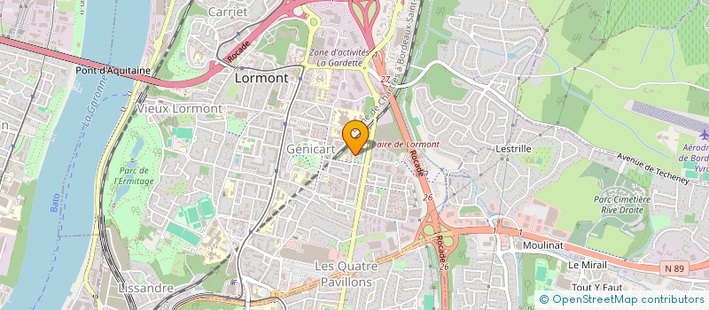 localisation de l'entreprise MONSIEUR FIDAN YORDANOV à LORMONT