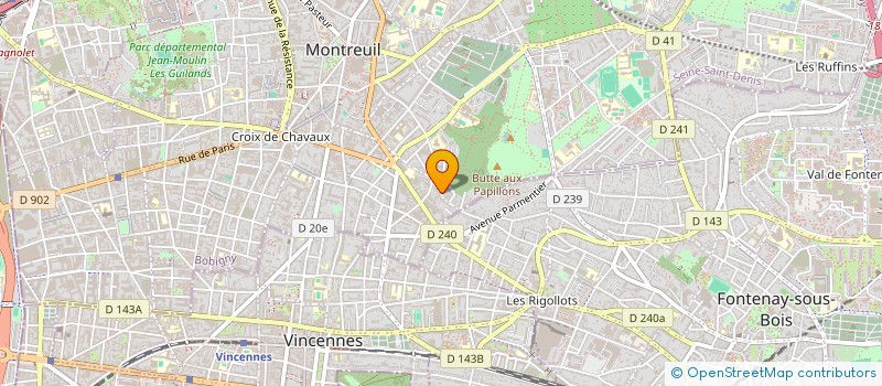 localisation de l'entreprise MONSIEUR FIDEL ETCHENDA à MONTREUIL