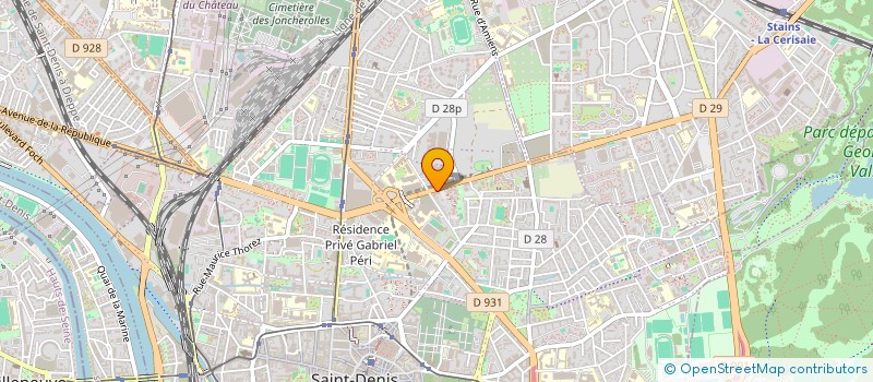 localisation de l'entreprise MONSIEUR FIDEL KORTI-FROST à SAINT-DENIS