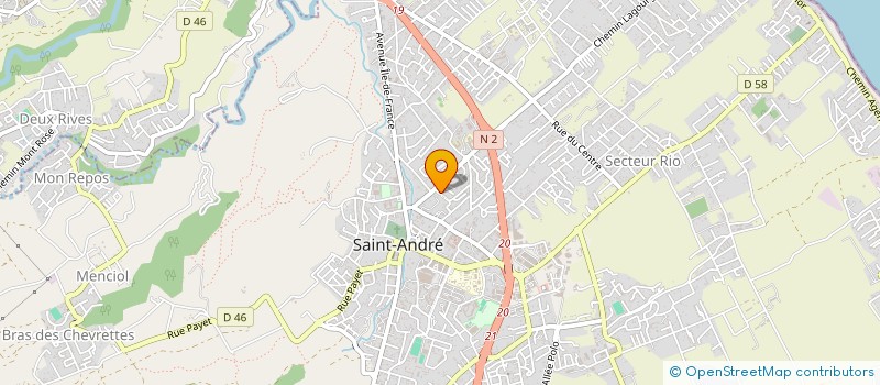 localisation de l'entreprise MONSIEUR FIDJALI MADI BOINA  SAINT-ANDRE