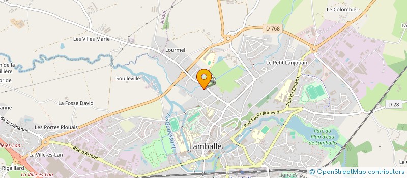 localisation de l'entreprise MONSIEUR FIFIRE VAN BEEN à LAMBALLE-ARMOR