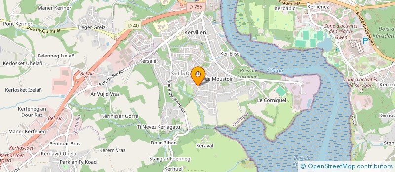 localisation de l'entreprise MONSIEUR FIKRET AY à QUIMPER