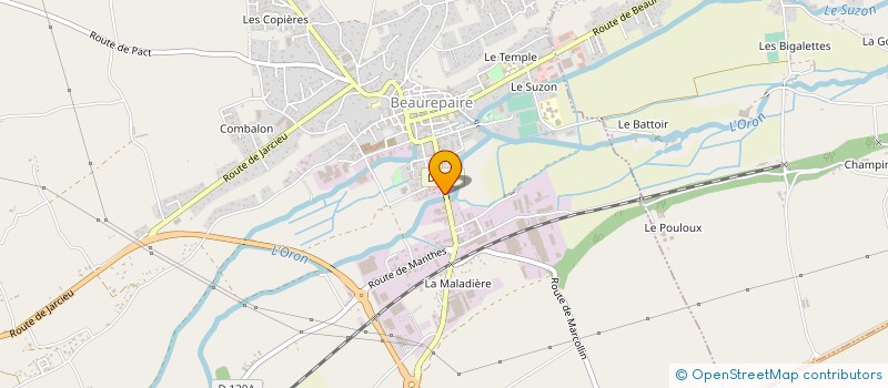 localisation de l'entreprise MONSIEUR FIKRET BAYTURK à BEAUREPAIRE