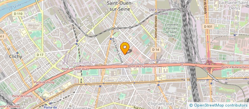 localisation de l'entreprise MONSIEUR FIKRET NOUREDDIN ALI à SAINT-OUEN-SUR-SEINE