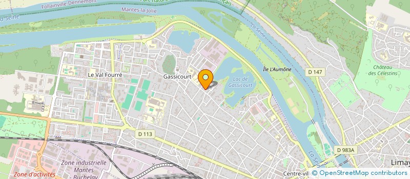 localisation de l'entreprise MONSIEUR FIKRI TALLIH  MANTES-LA-JOLIE