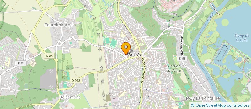 localisation de l'entreprise MONSIEUR FILIFING DIAWARA à VAUREAL