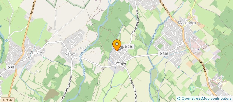 localisation de l'entreprise MONSIEUR FILIP AGGESTAM  PREVESSIN-MOENS