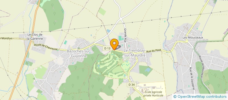 localisation de l'entreprise MONSIEUR FILIP CHARTIER  LE TREMBLAY-SUR-MAULDRE