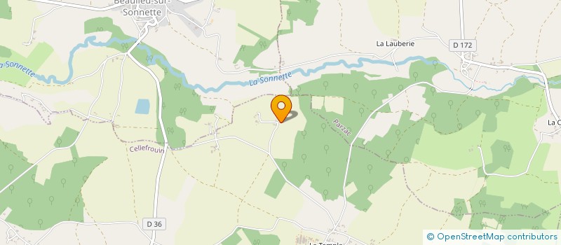 localisation de l'entreprise MONSIEUR FILIP MICHIELS  CELLEFROUIN