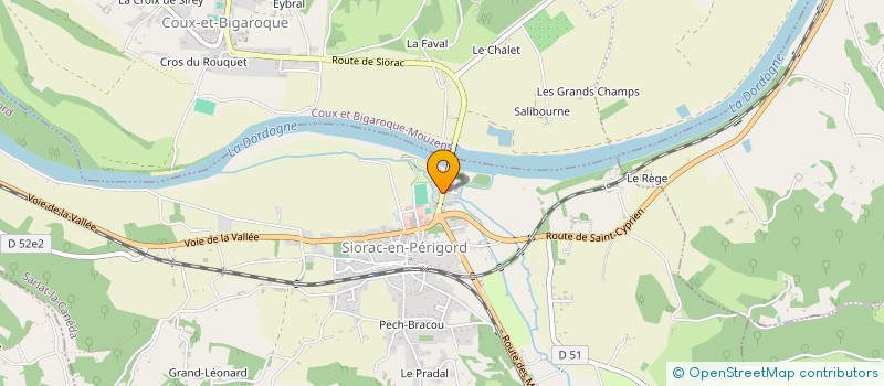 localisation de l'entreprise MONSIEUR FILIP VAN GOOL  SIORAC-EN-PERIGORD