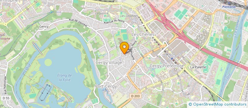 localisation de l'entreprise MONSIEUR FILIPE ALEXANDRE CORREIA DA SILVA  CERGY