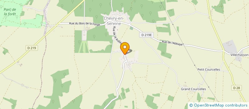 localisation de l'entreprise MONSIEUR FILIPE ALVES PEREIRA  CHEVRY-EN-SEREINE