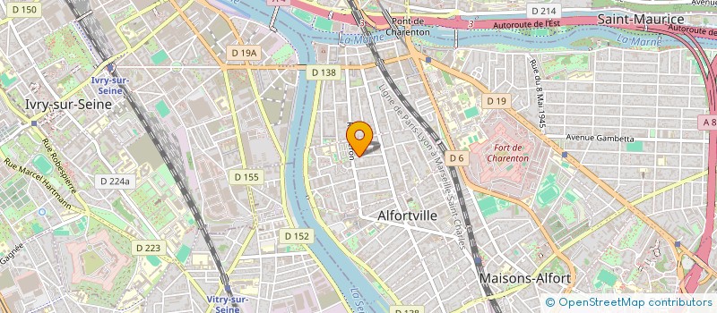 localisation de l'entreprise MONSIEUR FILIPE ARCANJO LEONARDO MONTEIRO  ALFORTVILLE