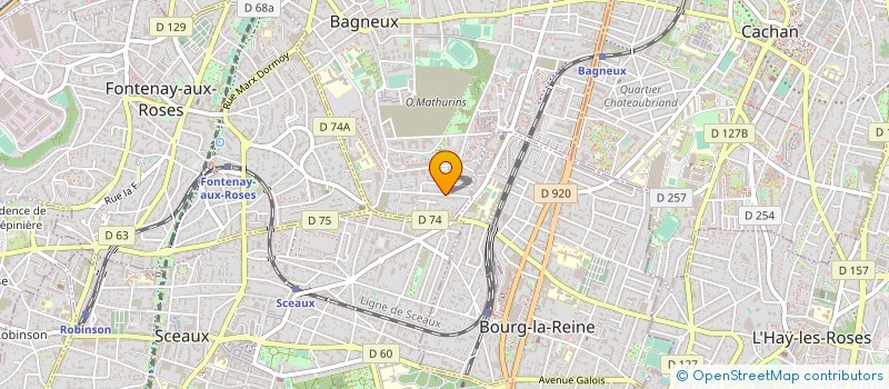 localisation de l'entreprise MONSIEUR FILIPE AREZES à BAGNEUX
