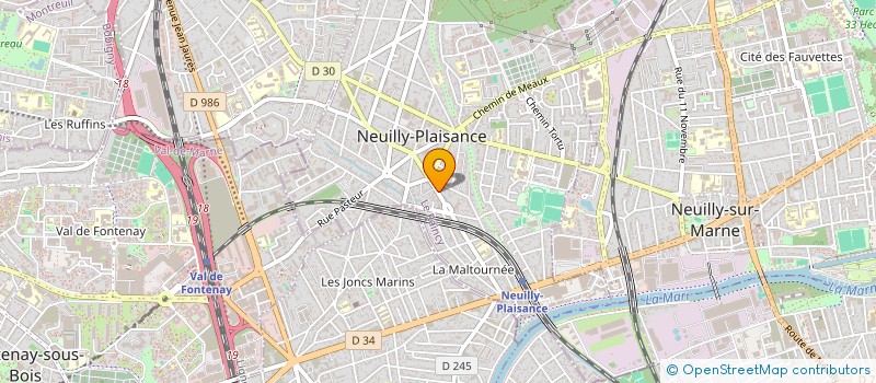 localisation de l'entreprise MONSIEUR FILIPE AUGUSTO SIMAO MENDES à NEUILLY-PLAISANCE