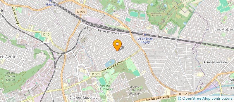 localisation de l'entreprise MONSIEUR FILIPE CODESSO  GAGNY