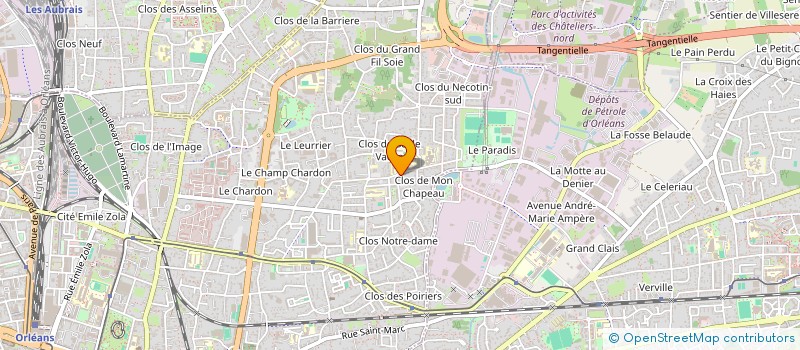 localisation de l'entreprise MONSIEUR FILIPE DA COSTA à ORLEANS