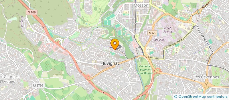 localisation de l'entreprise MONSIEUR FILIPE DAMIAO à JUVIGNAC