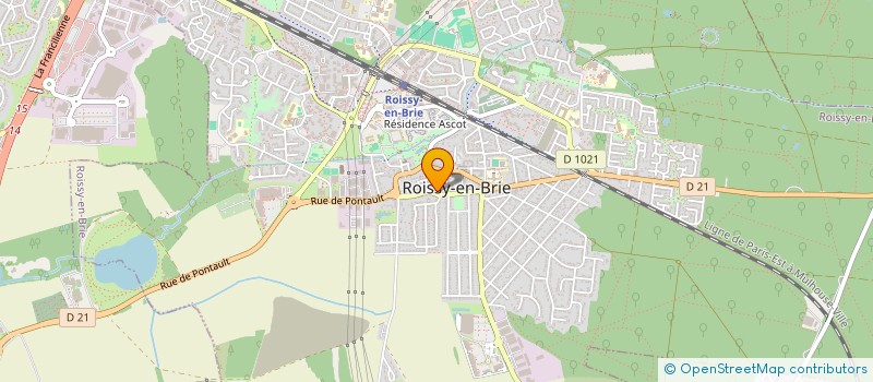 localisation de l'entreprise MONSIEUR FILIPE DE ARAUJO MARTINS à ROISSY-EN-BRIE