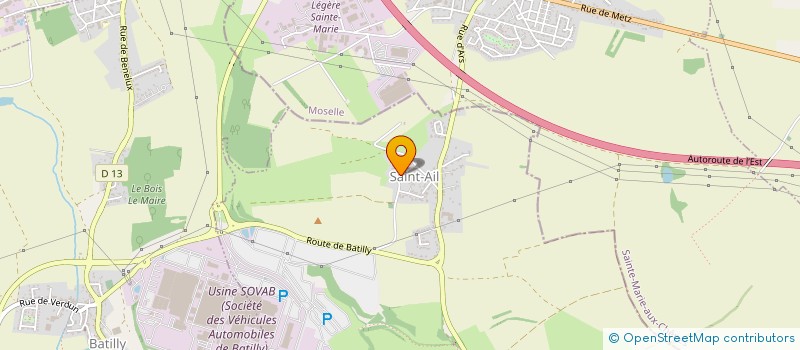 localisation de l'entreprise MONSIEUR FILIPE DE MOURA  SAINT-AIL