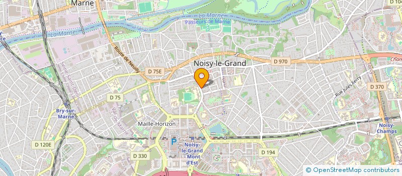 localisation de l'entreprise MONSIEUR FILIPE DE OLIVEIRA à NOISY-LE-GRAND