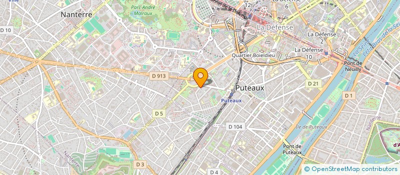 localisation de l'entreprise MONSIEUR FILIPE DE SOUSA  PUTEAUX