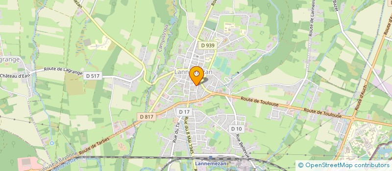 localisation de l'entreprise MONSIEUR FILIPE DOMINGUES MENDES  LANNEMEZAN